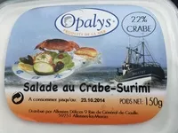 Mängden socker i Salade au Crabe-Surimi