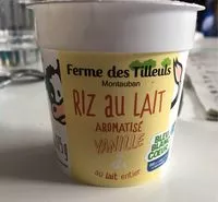 Mängden socker i Ferme les tilleuls - riz au lait aromatisé vanille