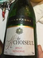 Mängden socker i CHAMPAGNE