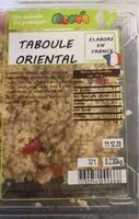 Mängden socker i Taboule oriental
