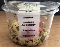 Mängden socker i Farfalles au poulet