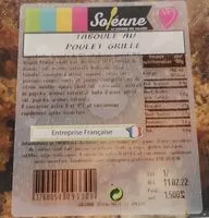 Mängden socker i Taboule au poulet