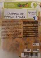 Mängden socker i Taboulé au poulet grillé