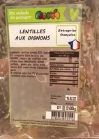 Mängden socker i Lentilles aux oignons