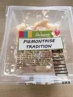 Mängden socker i Piémontaise Tradition