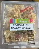 Mängden socker i Taboule au poulet grille