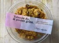 Mängden socker i Taboulé fin et poulet grillé