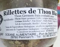 Mängden socker i Rillettes de thon blanc