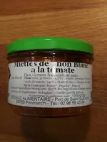 Mängden socker i Miettes de thon blanc à la tomate