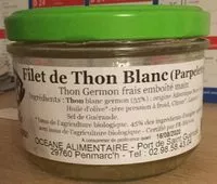 Mängden socker i Filet de thon blanc (parpelettes)