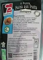 Mängden socker i Pains aux fruits