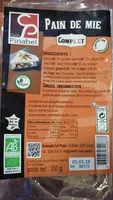 Mängden socker i Pain de mie complet