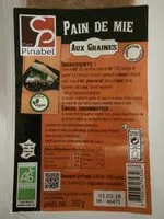 Mängden socker i Pain de mie aux graines