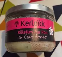 Mängden socker i Rillettes pur porc au cidre fermier