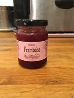 Mängden socker i Confiture de framboise