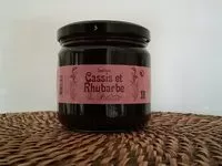 Mängden socker i Confiture cassis et rhubarbe