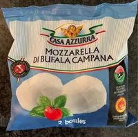 Mängden socker i Mozzarella di bufala campana