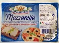 Mängden socker i Mozzarella Spécial Cuisine (23 % MG)