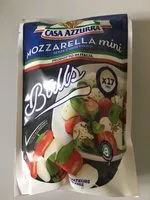 Mängden socker i Galbani Mozzarella balls le sachet de 17 150 g net égoutté