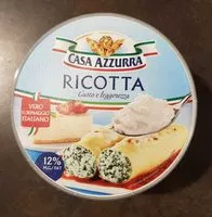 Mängden socker i Ricotta Casa Azzurra