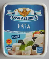 Mängden socker i Feta