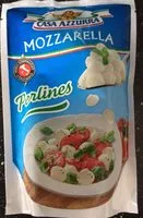 Mängden socker i Mozzarella de vache perlines sachet 120G