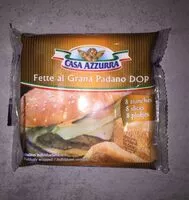 Mängden socker i Grana padano pasteurisé CASA AZZURRA, 29%mg, 8 tranches