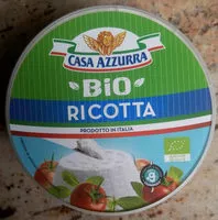 Mängden socker i Fromage bio ricotta Casa azzurra