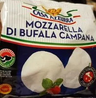 Mängden socker i Mozzarella di bufala campana