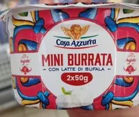Mängden socker i Burrata