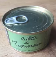 Mängden socker i Rillettes de Maquereau