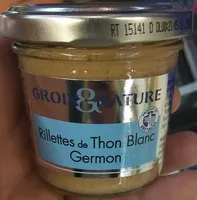 Mängden socker i Rillettes de Thon Blanc Germon