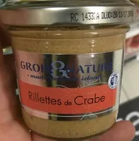 Mängden socker i Rillettes de crabe