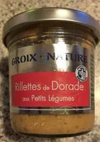Mängden socker i Rillettes de dorade aux petits légumes