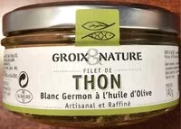 Mängden socker i Filet de thon blanc Germon à l'huile d'olive