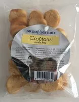 Mängden socker i Croûtons ronds frits