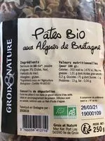 Mängden socker i Pâtes BIO aus algues de Bretagne