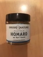 Mängden socker i Rillettes de homard