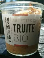 Mängden socker i Rillettes de truite bio