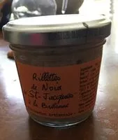 Mängden socker i Rillettes Noix Jacques