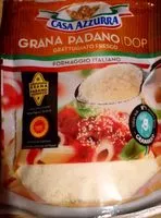 Mängden socker i Grana padano dop