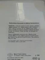 Mängden socker i Brandade de morue parmentière