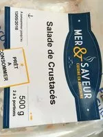 Mängden socker i Salade de crustacés