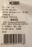 Mängden socker i Kiwi
