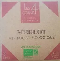 Mängden socker i Merlot vin rouge biologique
