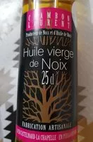 Mängden socker i Huile vierge de noix