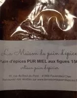 Mängden socker i Pain d'epices pur miel aux figues