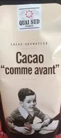 Mängden socker i Cacao "comme avant"