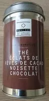 Mängden socker i Thé éclats de fèves de cacao noisette chocolat