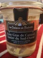 Mängden socker i Foie gras de canard entier du sud ouest